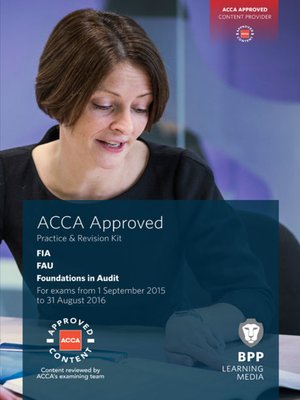cover image of FIA Foundations in Audit (International) FAU INT
